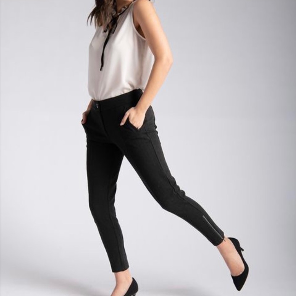 Betabrand Skinny Leg Cigarette Dress Yoga Pants